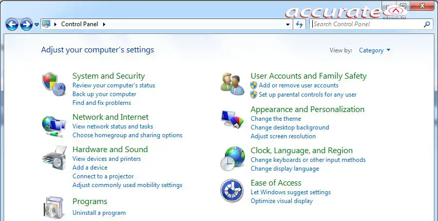 Setting TCP/IP Win7