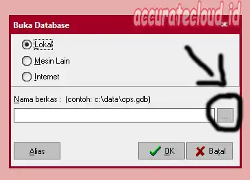cara-membuka-database-accurate-lokal