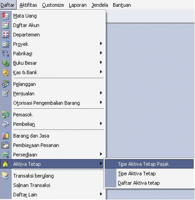 Import Fiscal Fixed Asset Type, Fixed Asset Type & Fixed Asset List Dari