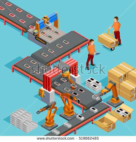 stock-vector-automated-factory-assembly-line-with-robotic-arm-and-conveyor-belt-controlled-manufacturing-process-519662485