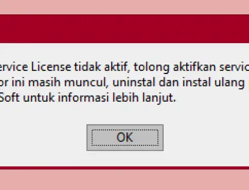 Mengatasi License Manager ACCURATE 5 Yang Tidak Running
