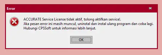 License manager tidak running